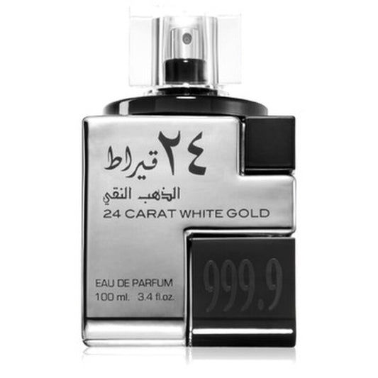 24 Carat White Gold by Lattafa 3.4oz EDP for MEN