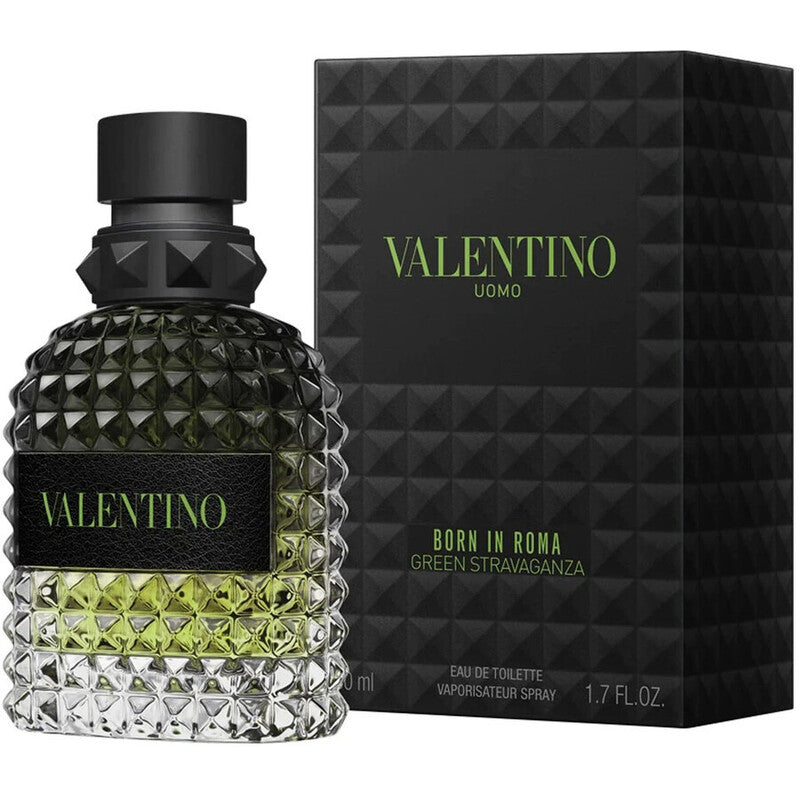 Valentino Uomo Born in Roma Green Stravaganza 1.7oz EDT for Men