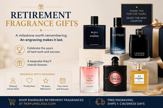Engraved Cologne for Retirement Gift