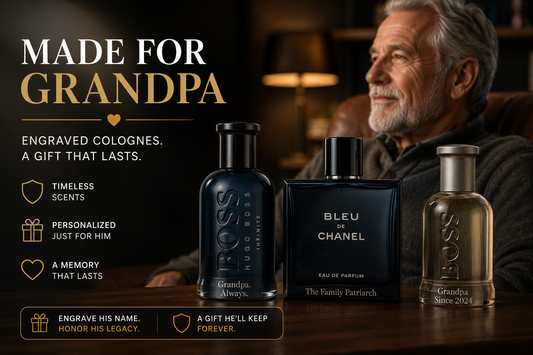 Engraved Cologne for Grandpa — A Distinguished Gift