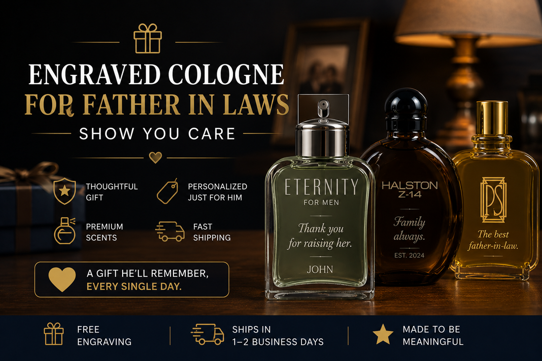 Engraved Cologne for Father in Law — Show You Care