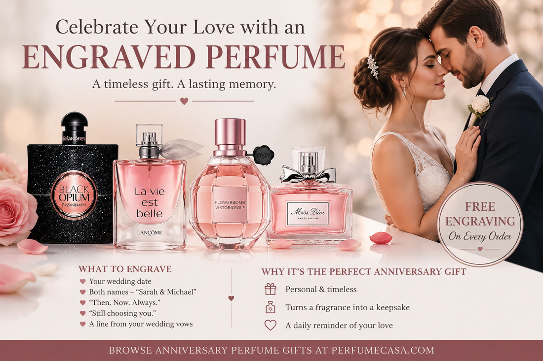 Engraved Perfume for Wedding Anniversary