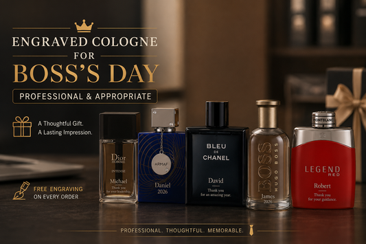Engraved Cologne for Boss's Day — Professional and Appropriate