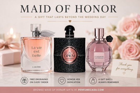 Engraved Perfume for Maid of Honor
