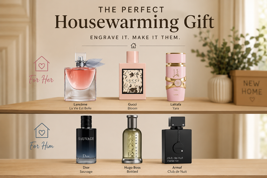 Engraved Perfume for Housewarming Gift