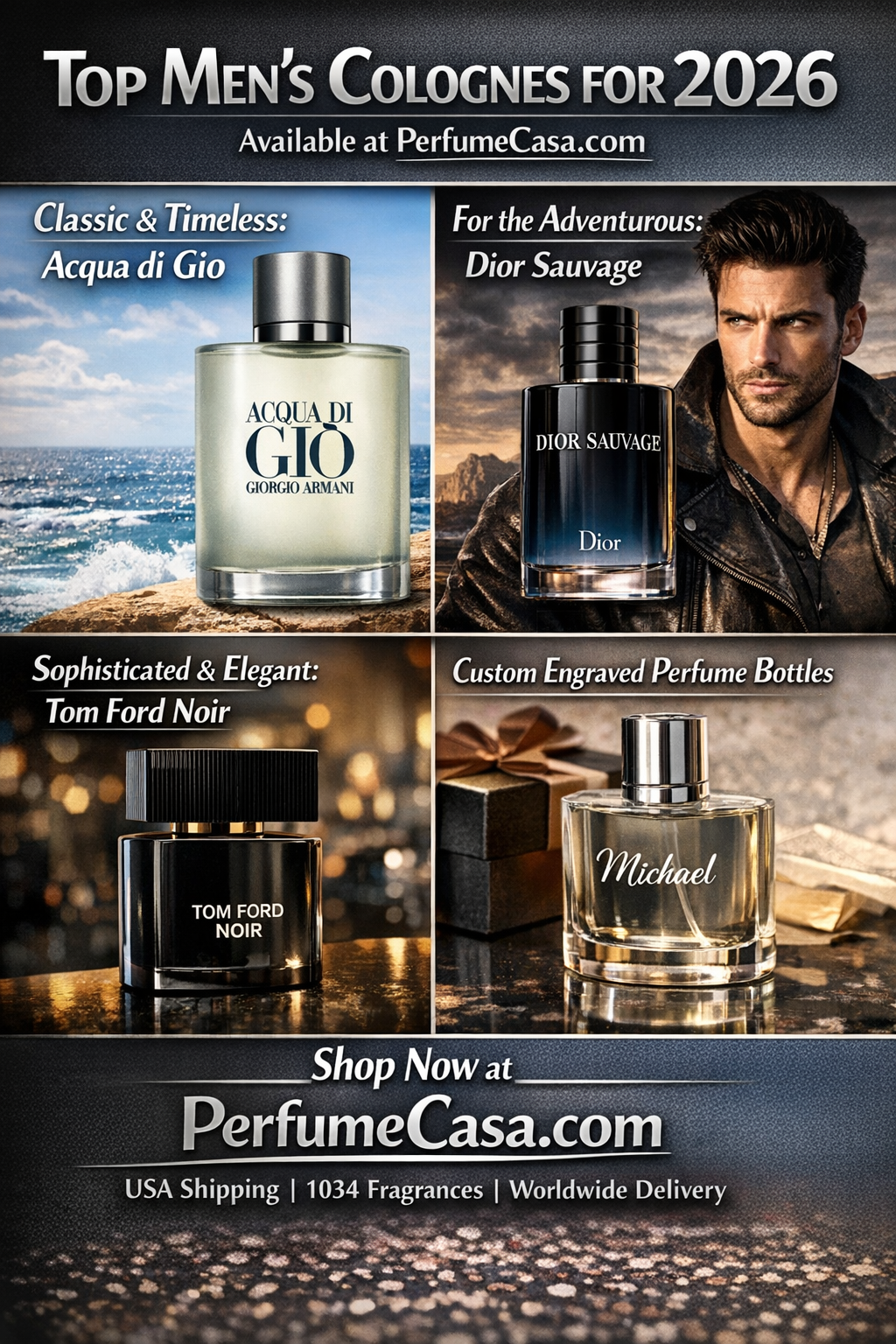 Best Men's Cologne 2026 — Top Picks from PerfumeCasa