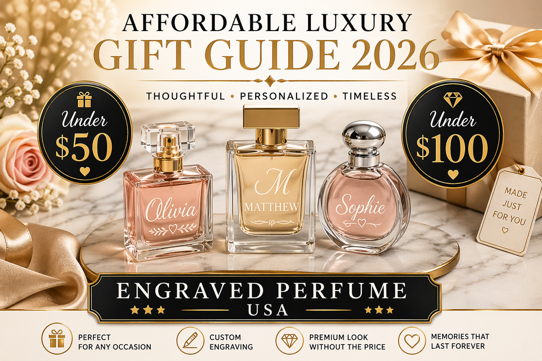 Engraved Perfume Under $50 and $100 USA — Affordable Luxury Gift Guide 2026