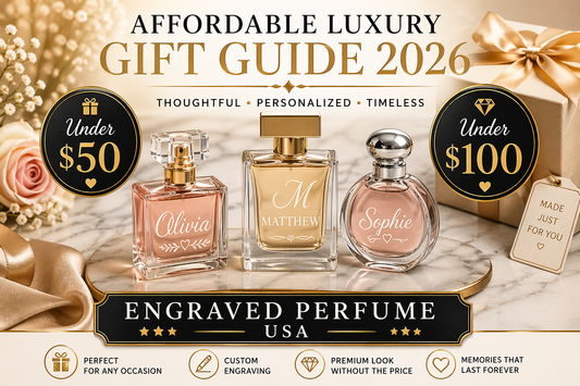 Engraved Perfume Under $50 and $100 USA — Affordable Luxury Gift Guide 2026
