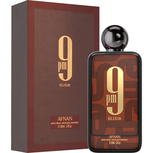 Afnan 9 pm Elixir 3.4oz PARFUM Intense for UNISEX