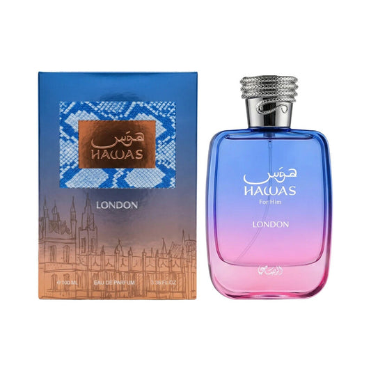 Rasasi Hawas London 3.4oz EDP Spray for UNISEX