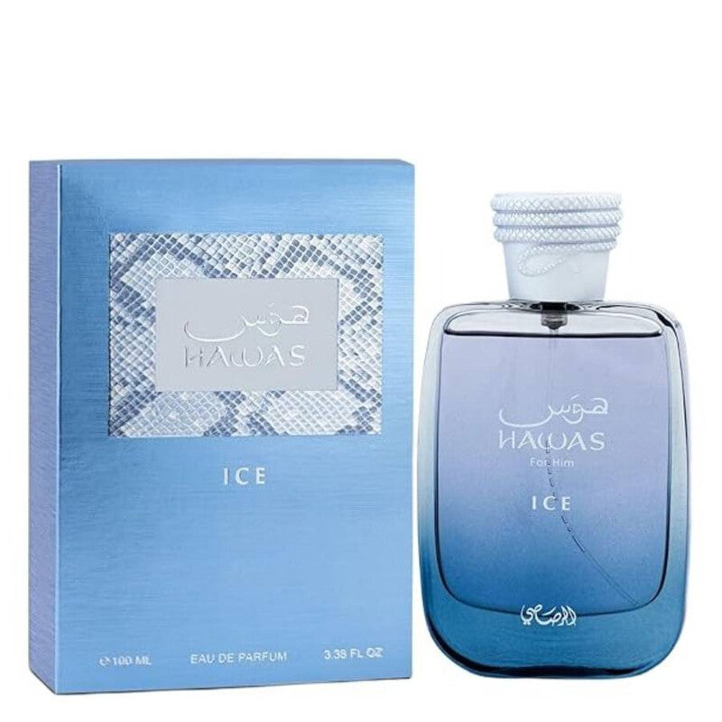 Rasasi Hawas Ice 3.4oz EDP Spray for MEN