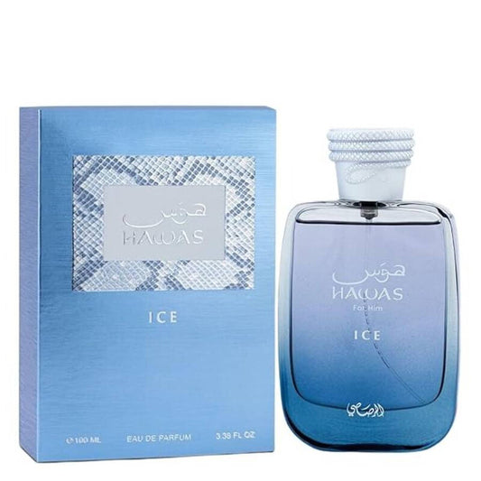 Rasasi Hawas Ice 3.4oz EDP Spray for MEN