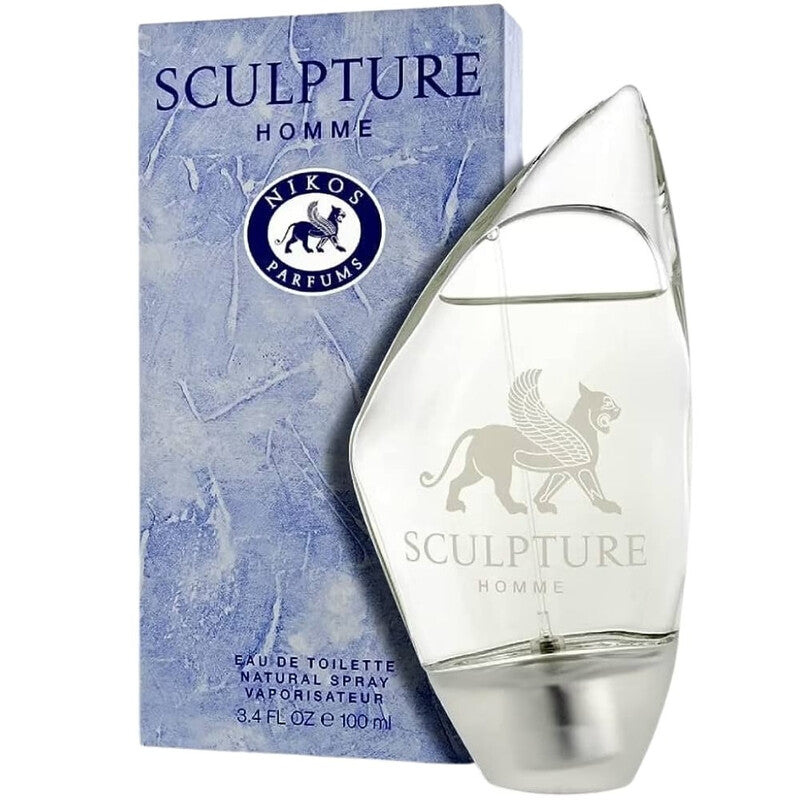 Sculpture Homme by Nikos 3.4oz EDT Spray for MEN( TESTER )
