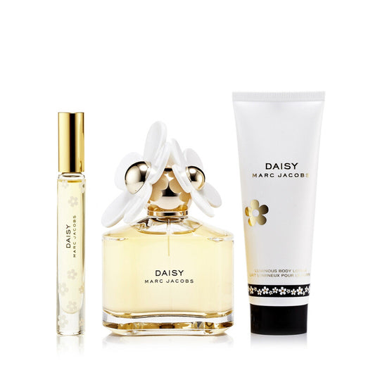 Marc Jacobs Daisy 3pc Gift Set - 3.4oz EDT + 2.5oz BodyLotion + 0.34oz EDT