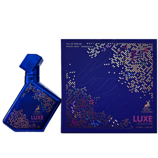 Luxe Nightlife by Maison Alhambra 3.4oz EDP Spray for UNISEX