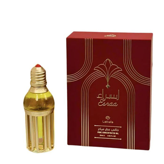 Esraa by Lattafa 20ml Pure Concentrated Oil for Unisex