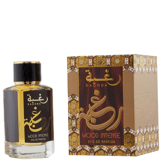 Raghba Wood Intense by Lattafa 3.4oz EDP Spray(UNISEX)