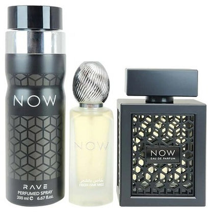 Rave Now by Lattafa 3pcs Gift Set  for MEN