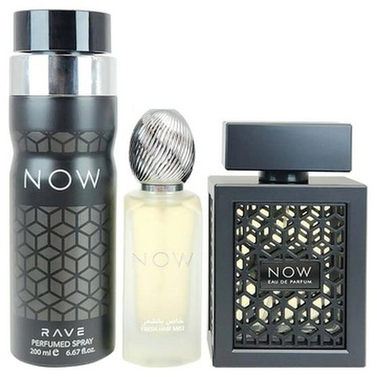 Rave Now by Lattafa 3pcs Gift Set  for MEN