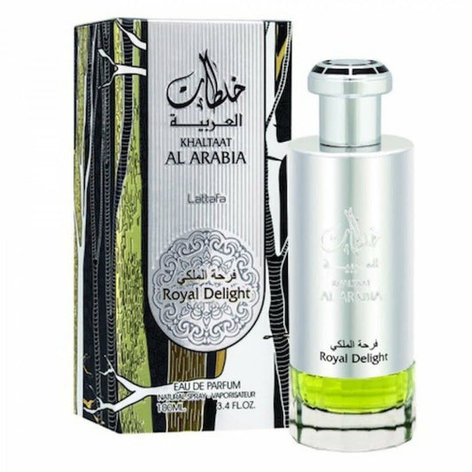 LATTAFA KHALTAT AL ARABIA ROYAL DELIGHT for MEN 3.4oz EDP