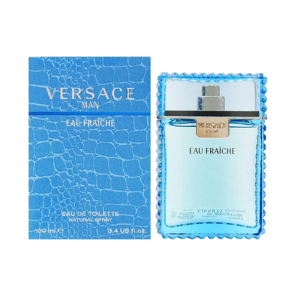 Versace Man Eau Fraiche 3.4 OZ Eau De Toilette