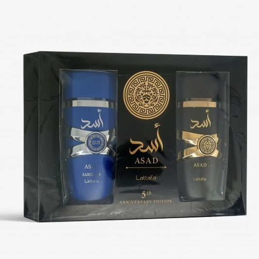 LATTAFA ASAD 3 PCS GIFT SET WITH  for UNISEX