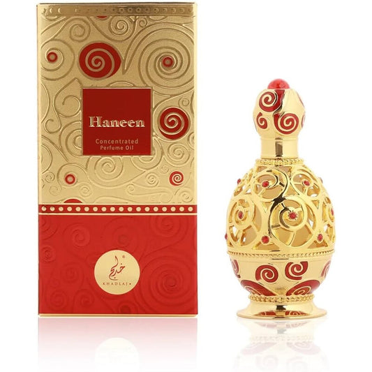Haneen Gold by KHADLAJ .67oz PERFUME OIL for UNISEX
