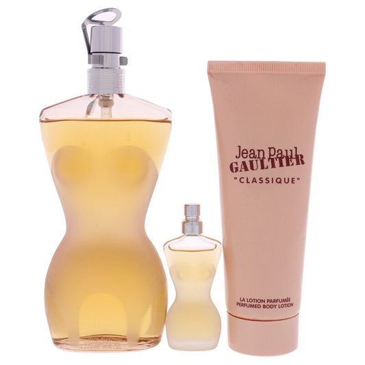 JEAN PAUL GAULTIER CLASSIQUE 3pcs Gift Set  for WOMEN
