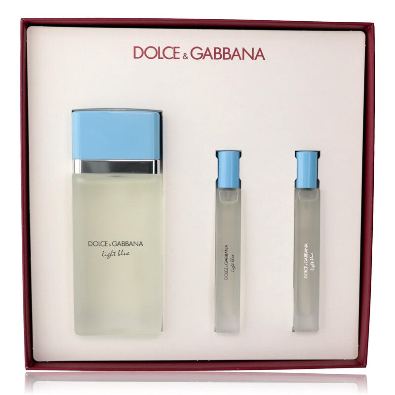 Dolce & Gabbana Light Blue 3Pc Gift Set for Women --(50ml)