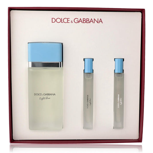 Dolce & Gabbana Light Blue 3Pc Gift Set for Women --(50ml)