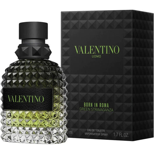 Valentino Uomo Born in Roma Green Stravaganza 1.7oz EDT for Men
