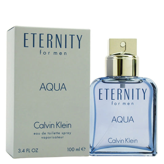 Eternity Aqua by CALVIN KLIEN 3.4oz EDT for MEN