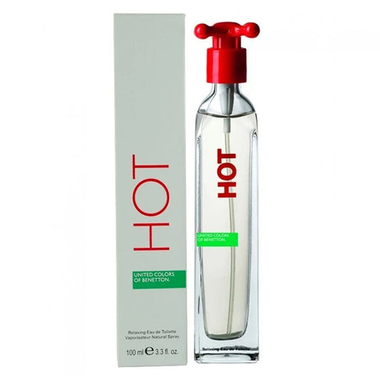 Benetton HOT for Men Eau de Toilette 3.3 Oz