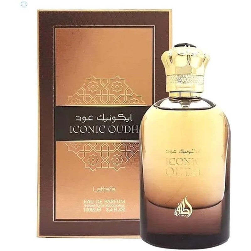 Iconic Oudh by Lattafa 3.4oz EDP Spray (unisex)